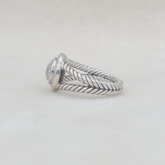 David Yurman Petite Cerise Diamond Ring - Picture 2 of 15